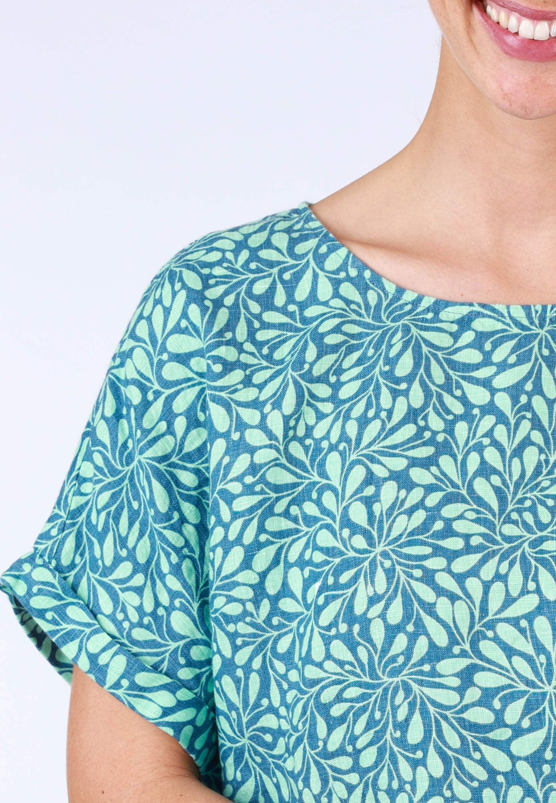 Deerberg Klassische Bluse Arlyn coral