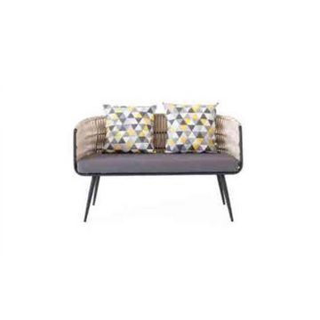 JVmoebel Sofa Garten Garnitur Luxus Sitzmöbel Tisch Sofa Terrassen Couch 4tlg., Made In Europe