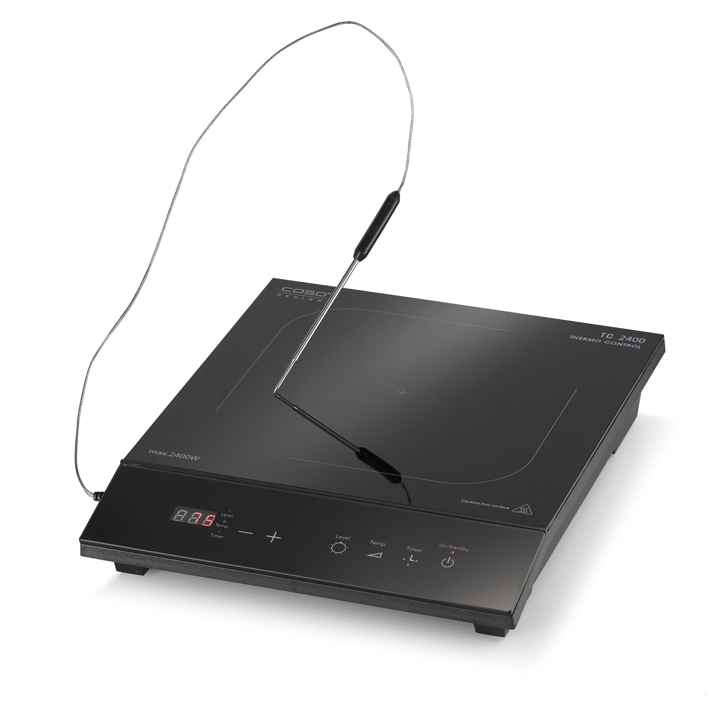 Caso Einzel-Induktionskochplatte TC 2400 Thermo Control, 2400 Watt