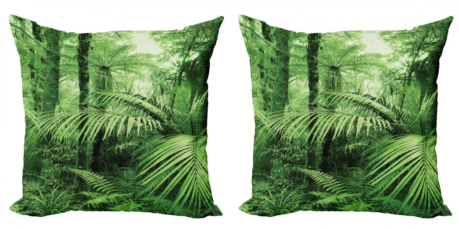 Kissenbezug »Modern Accent Doppelseitiger Digitaldruck«, Abakuhaus (2  Stück), Regenwald Palmen exotische Pflanzen online kaufen | OTTO