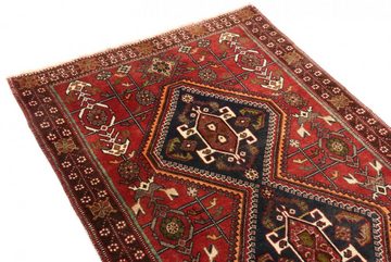 Orientteppich Perserteppich Shiraz 172x88 Handgeknüpft, Nain Trading, Läufer, Höhe: 10 mm