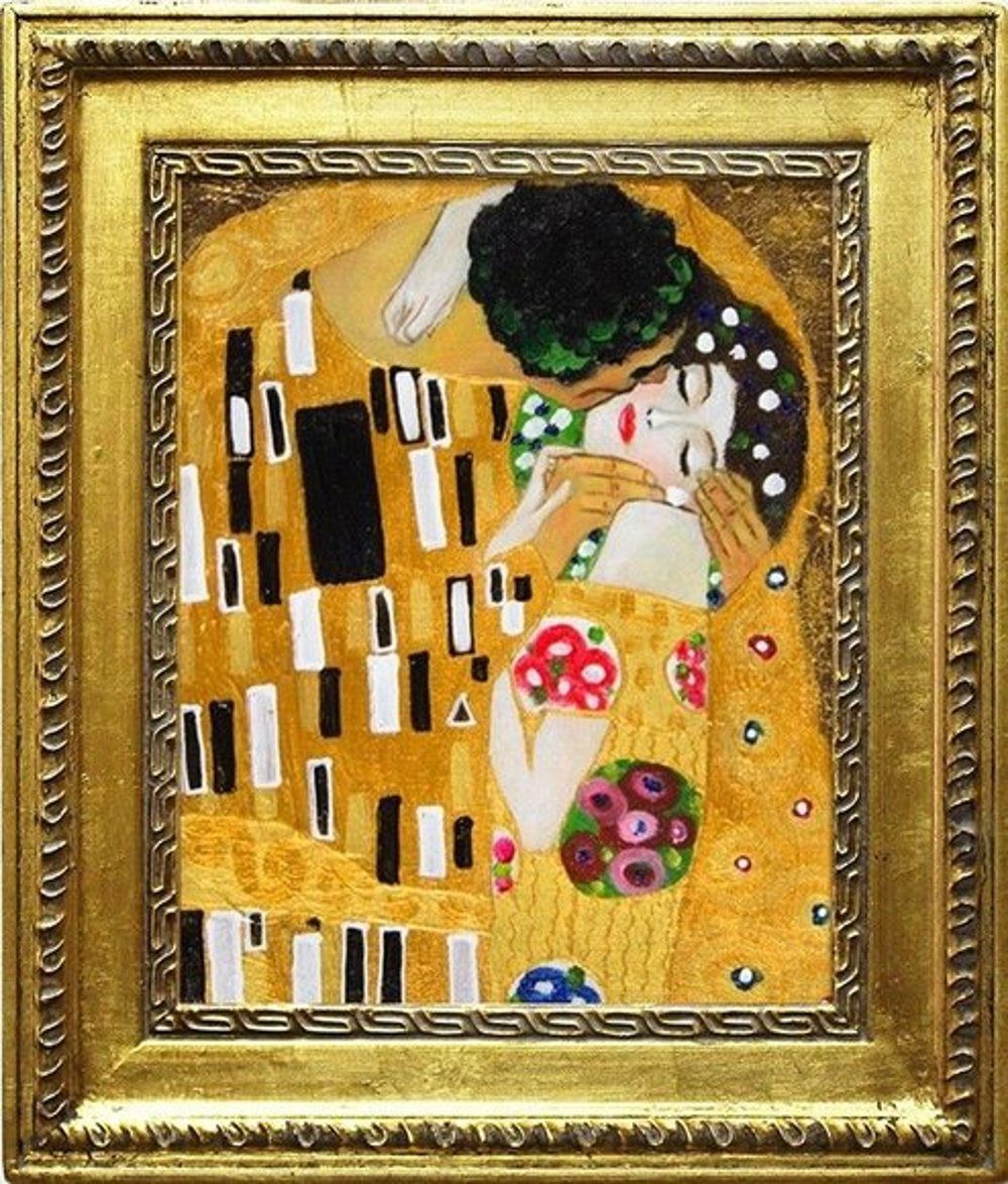 JVmoebel Gemälde Gustav Klimt »G03694«, jedes Bild ein Unikat, handgearbeitet
