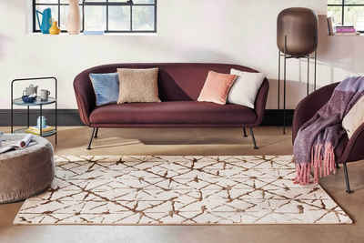 Teppich Solveig, Esprit, rechteckig, Höhe: 12 mm, modernes, abstraktes Design, zeitlos, besonders weiche Haptik