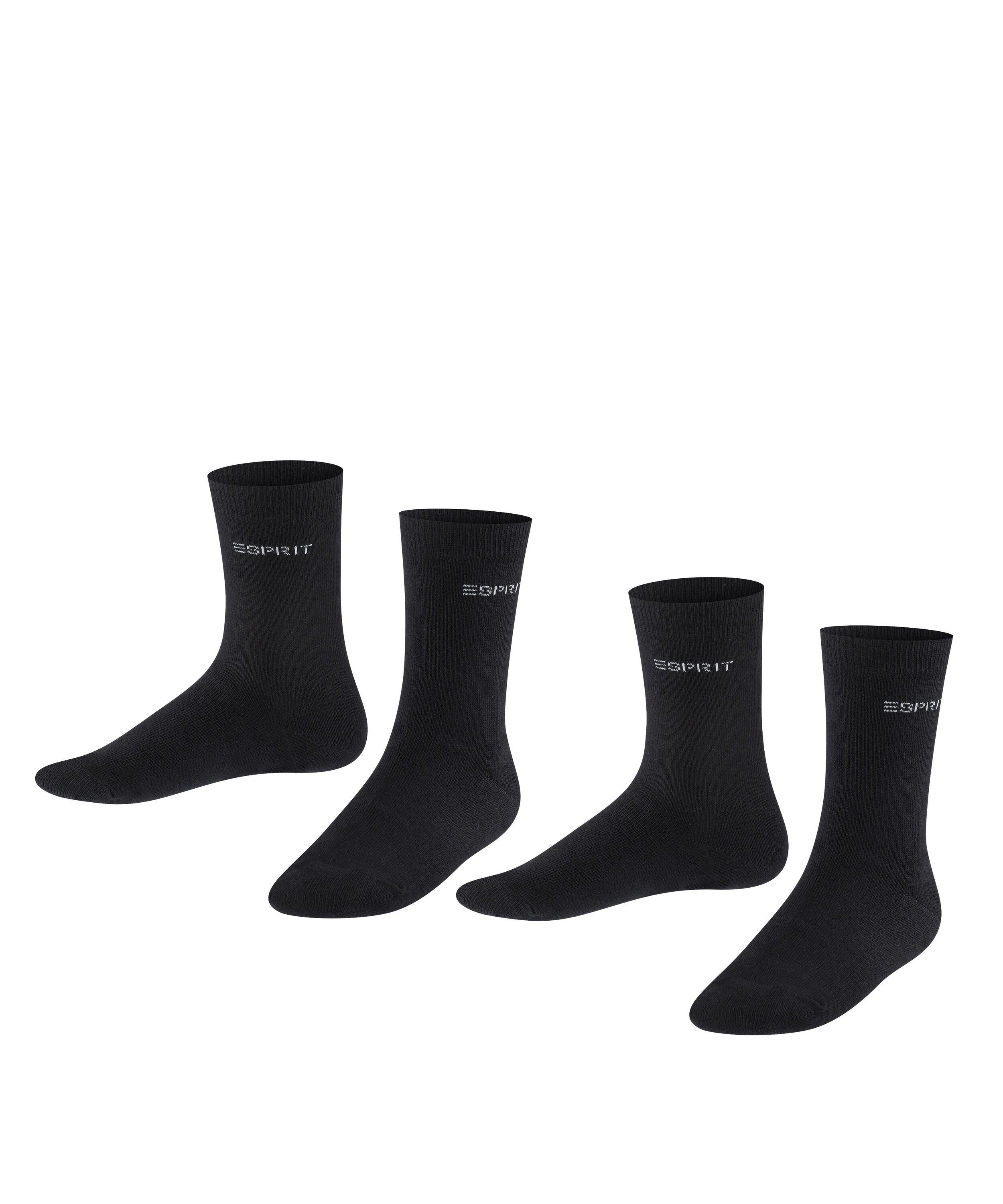 Esprit Socken Foot Logo 2-Pack (2-Paar) black (3000)
