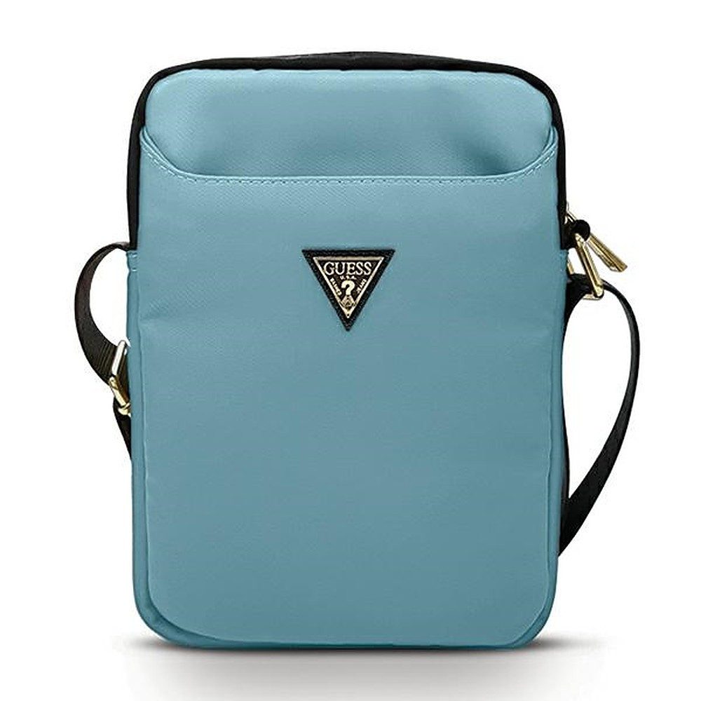 Guess Tablettasche Umhängetasche Businesstasche Schultertasche (Spar-Set, 1-tlg., 26 x 20 x 5 cm leicht), Tabletfach 10,2 Zoll, Nylon, Metall-Logo