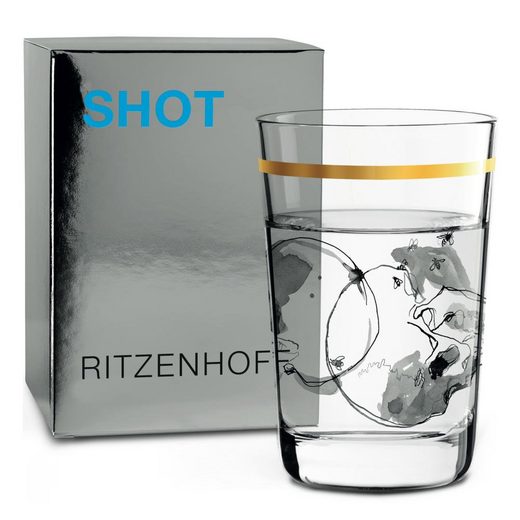 Ritzenhoff Schnapsglas »Next Shot Peter Pichler Schädel 40 ml«, Kristallglas