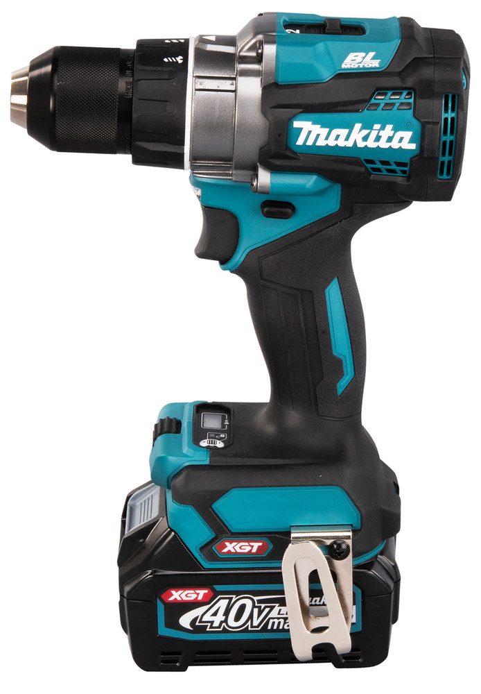 Makita Akku-Bohrschrauber »DF001GD201«, (XGT, 40V max., 140 Nm, 0-2.600 min-1), Inkl. MAKPAC Größe 3, Schnellladegerät DC40RA und 2x BL4025 Akkus