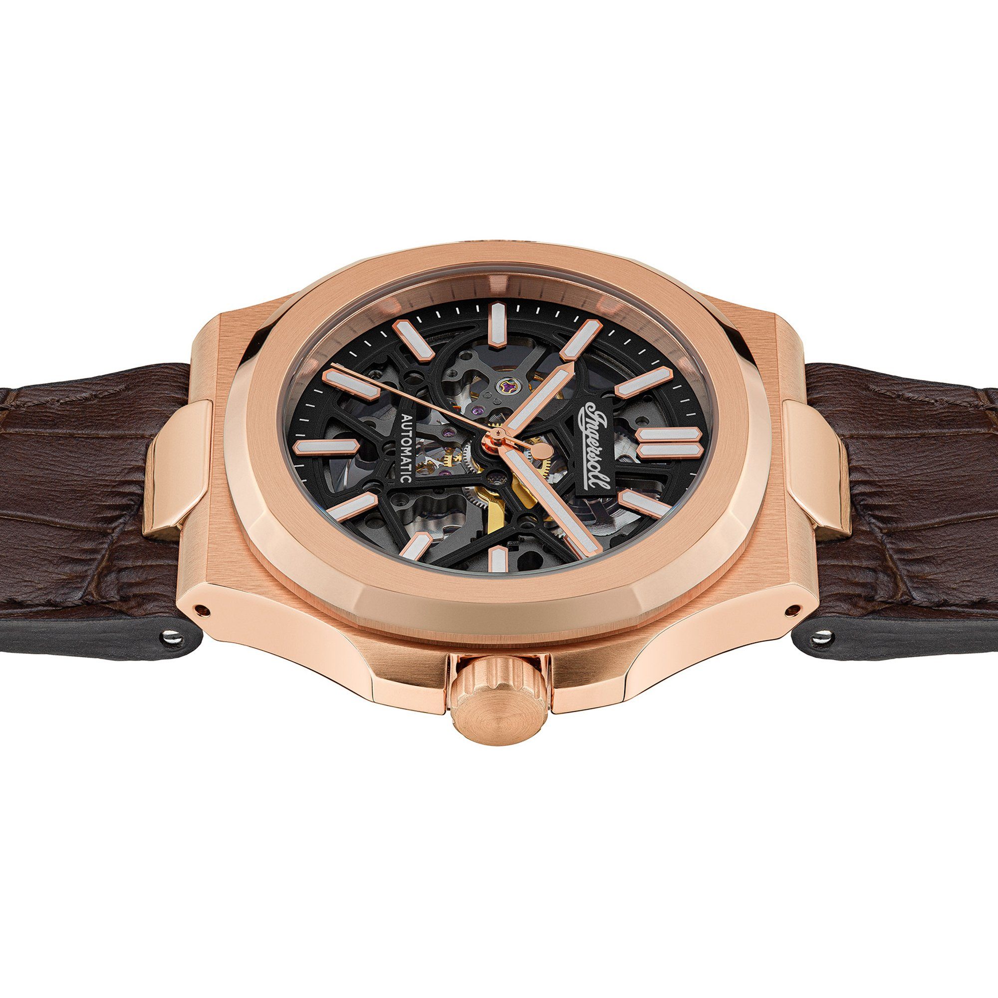 Ingersoll Automatikuhr Echtleder