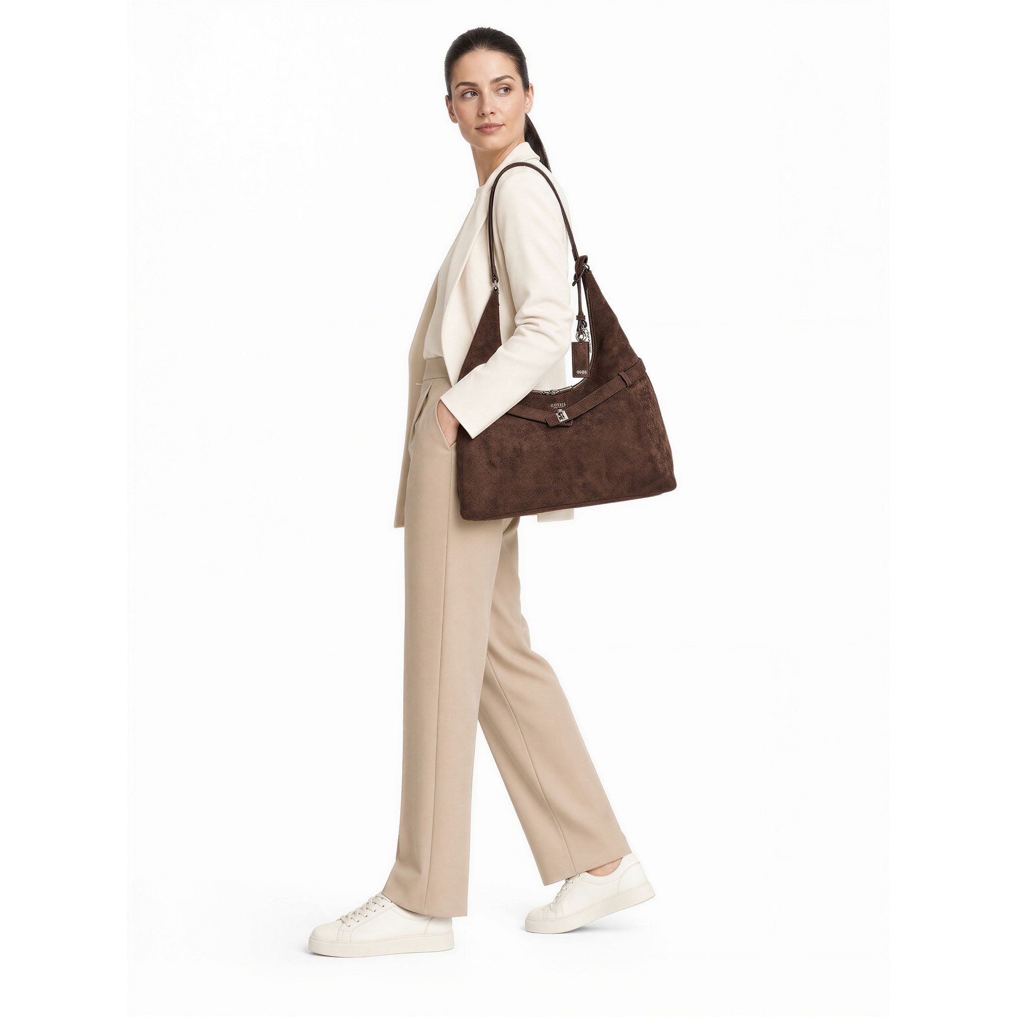 Guess Schultertasche Ella, Polyester
