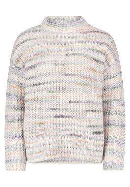 Cartoon Strickpullover mit Stehkragen (1-tlg) Struktur