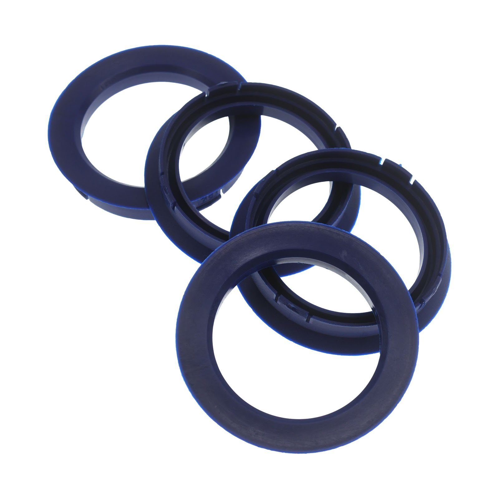 RKC Reifenstift 4x Zentrierringe Dunkelblau Felgen Ringe Made in Germany, Maße: 74,1 x 58,1 mm
