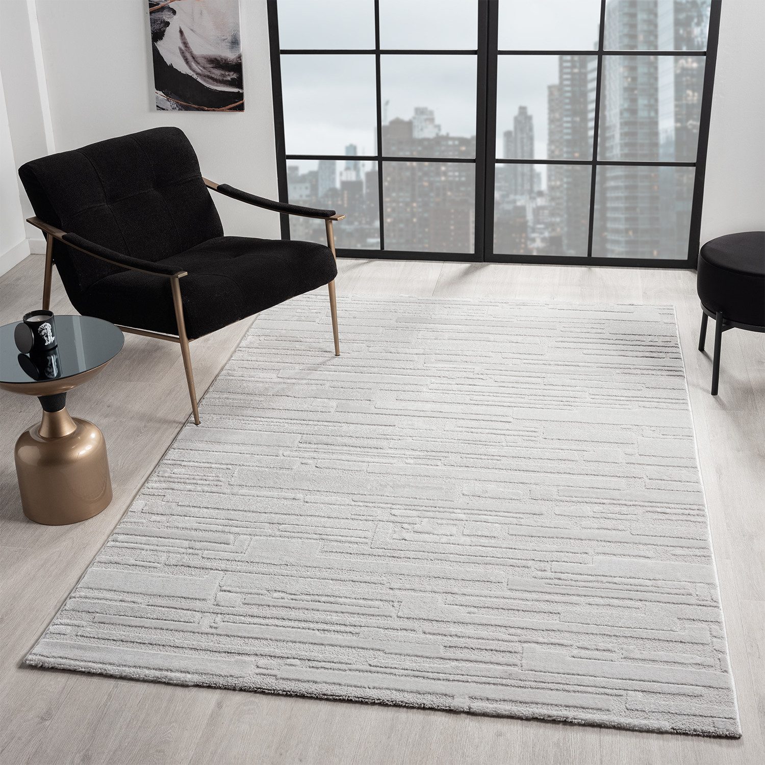 Vimoda Designteppich Stein Optik, 3D Motiv, günstig online kaufen