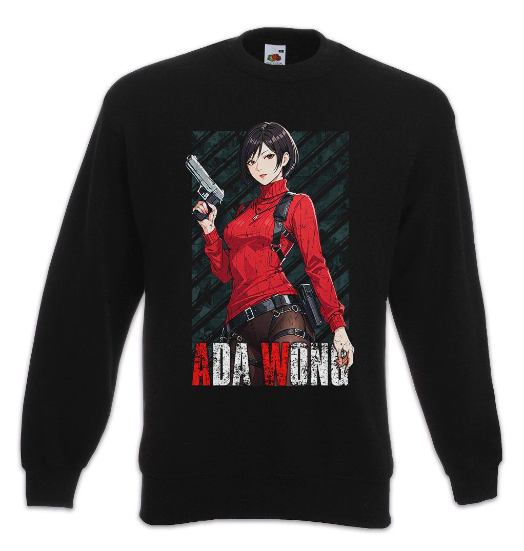 Sweatshirt Evil Ada Sweatshirt Horror Racoon Resident Wong City Umbrella Corp