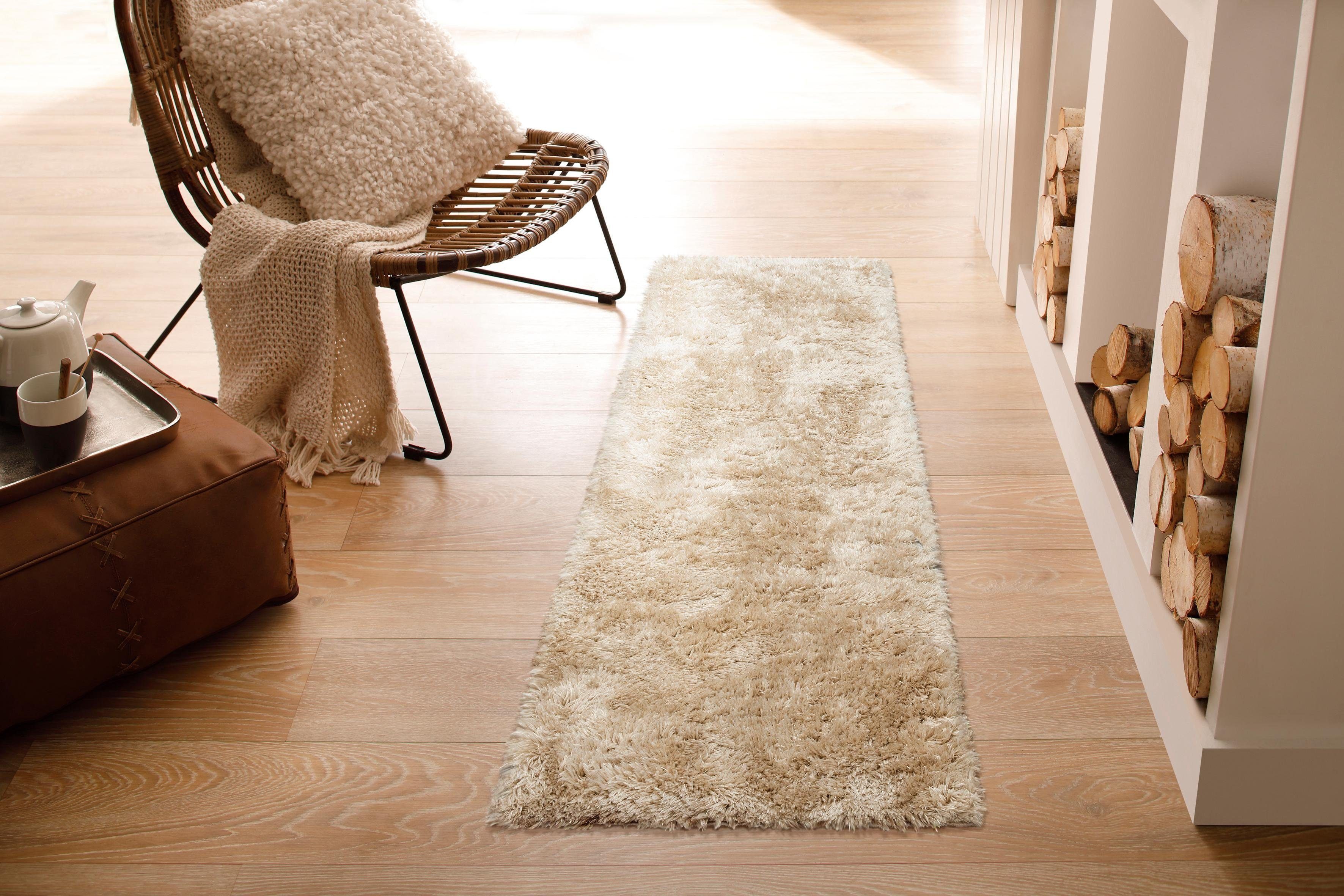 my home Hochflor-Läufer Boldo, rechteckig, Höhe: 50 mm, besonders weich dur günstig online kaufen