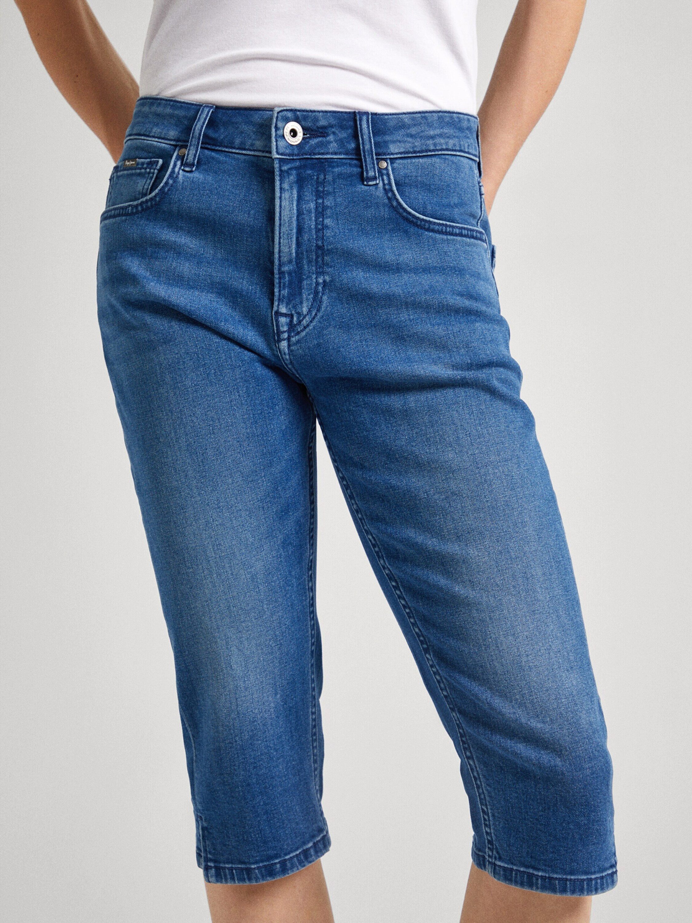Pepe Jeans 3/4-Jeans (1-tlg) Plain/ohne Details