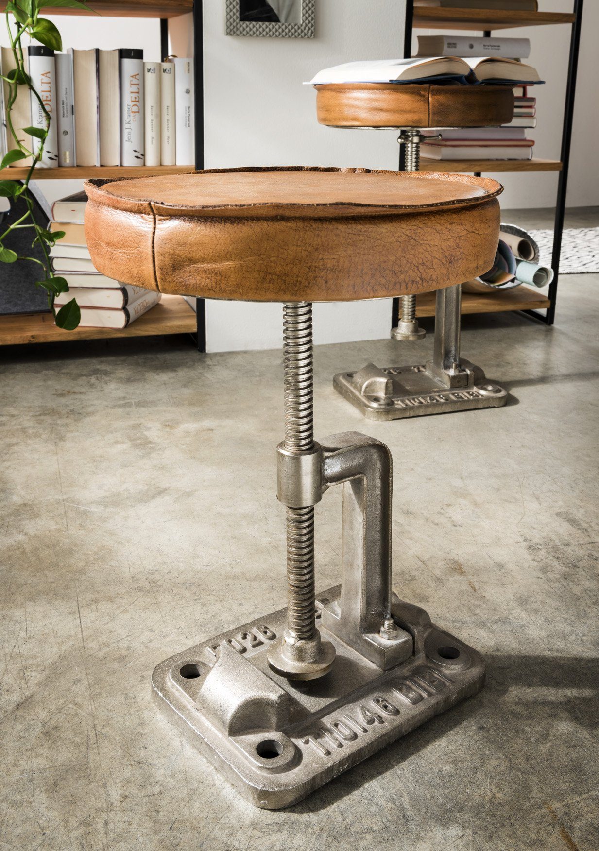 More2Home Sitzhocker Sitzhocker JOE vintage-industrial, drehbar günstig online kaufen