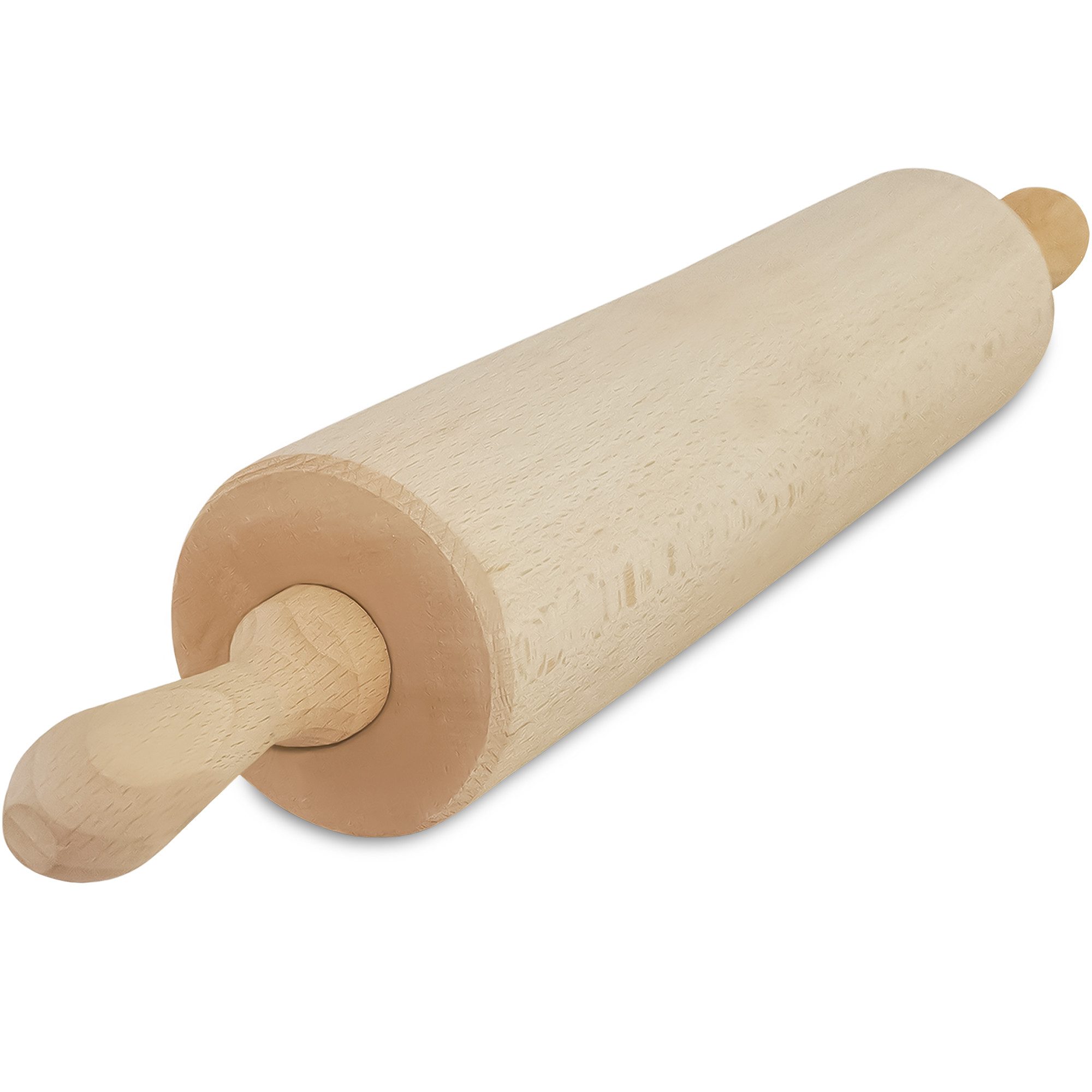 SOHFA Nudelholz 43cm Nudelholz stabiler Ausroller für Teig und Fondant Buchenholz, (ein Nudelholz, 1-tlg., 1er Set), hergestellt in Europa, aus Buchenholz, fein geschliffenes Nudelholz