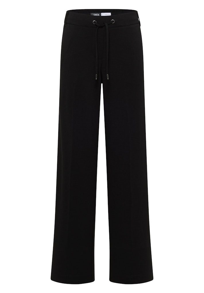Cecil B378073 EOS_Style Tracey Pinstripe, Grigio Scuro mélange, 32/XXL/L Donna