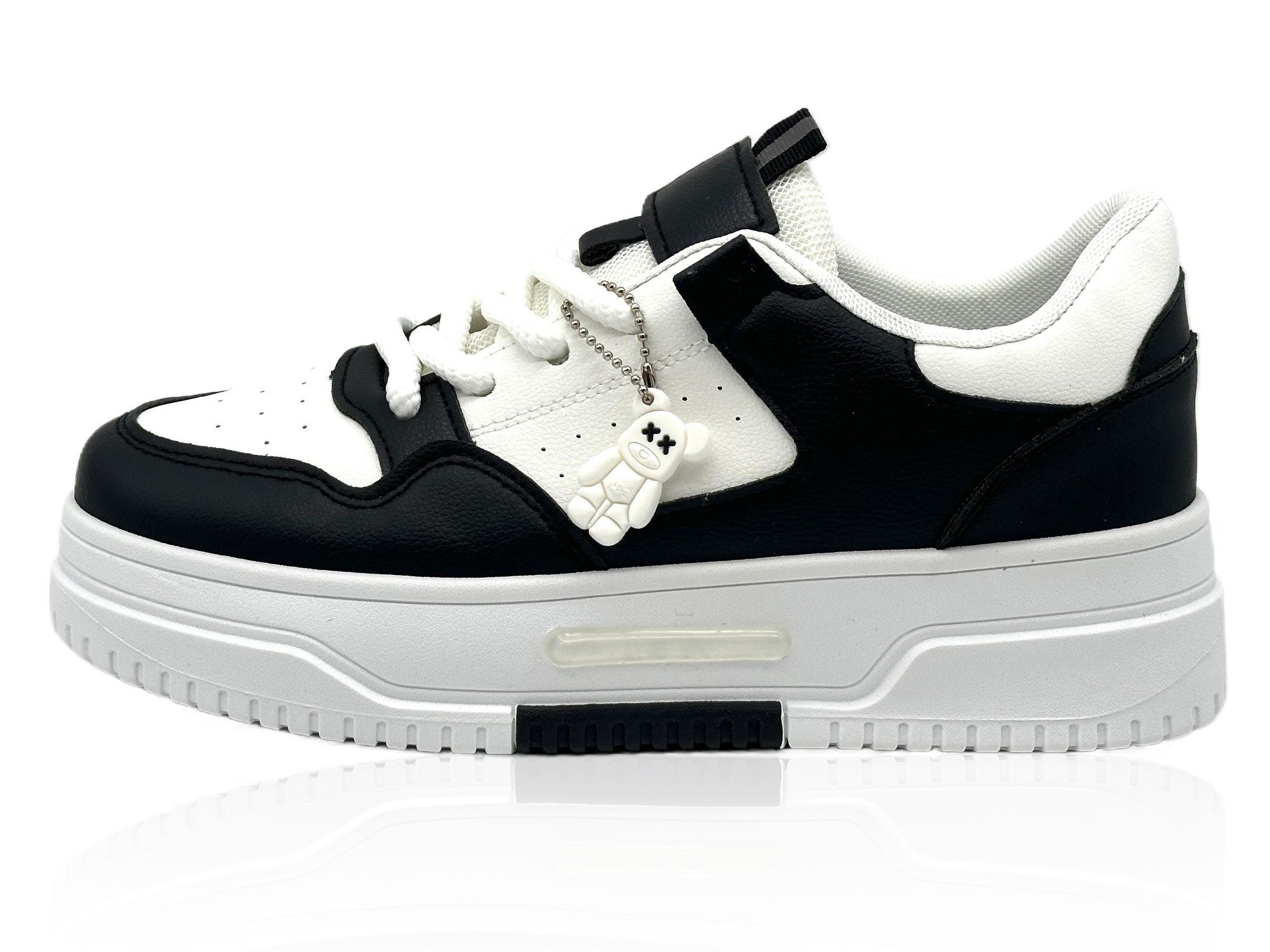 Nowaland Damen modischer Sneaker mit trendiger Plateau-Sohle Sneaker Trendiges Design mit erhöhter Plateau-Sohle