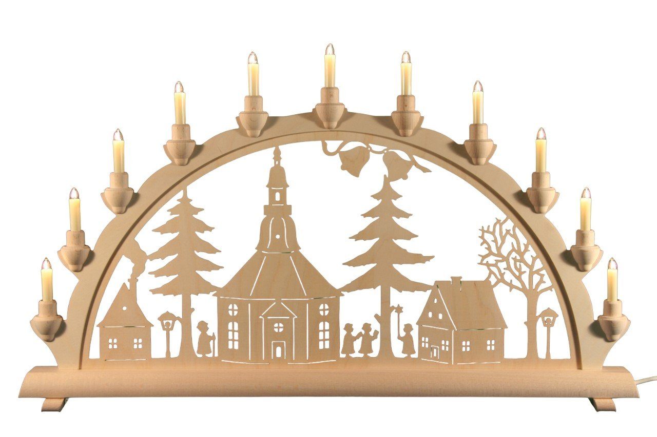 Schwibbogen Schlick & Türk Lichterbogen Seiffener Kirche