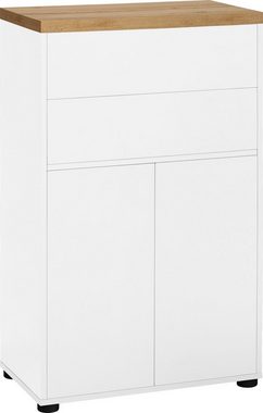 Places of Style Midischrank Thessa mit 2 Türen, 2 Schubkästen und Einlegeboden, BxH: 60 x 101,5 cm
