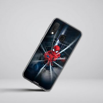 DeinDesign Handyhülle Marvel Kinofilm Spider-Man Webs In Action, Samsung Galaxy A20e Silikon Hülle Bumper Case Handy Schutzhülle