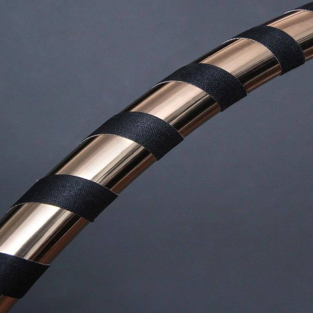 Black Hoopomania & Hula-Hoop-Reifen Gold Hoop, Hula Ø80cm Designer