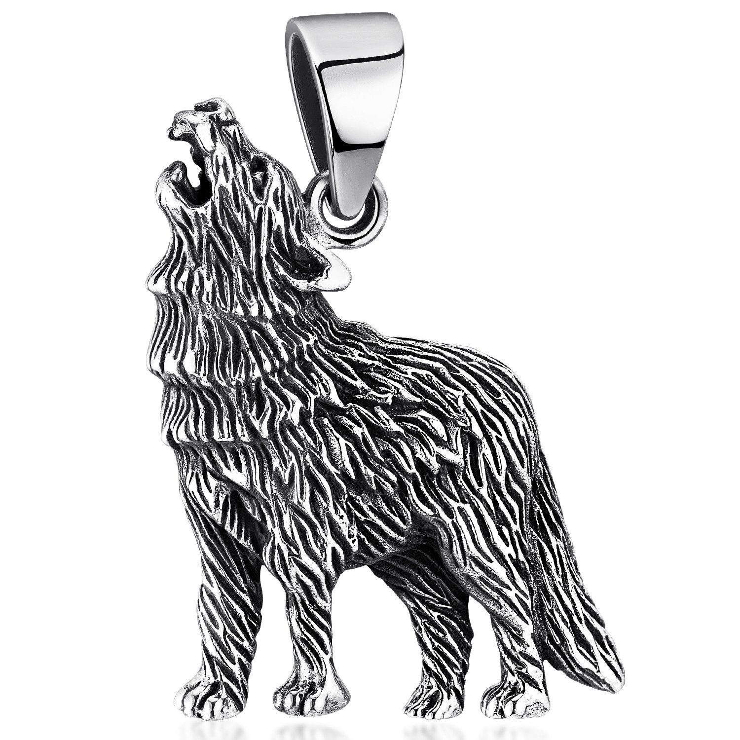 Kettenanhänger Wolf / Werwolf Antik KA-251