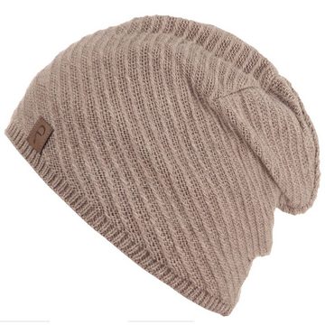 Faera Strickmütze Wintermütze Damen Mütze Beanie Haube gefüttert Strickmütze Damenmütze