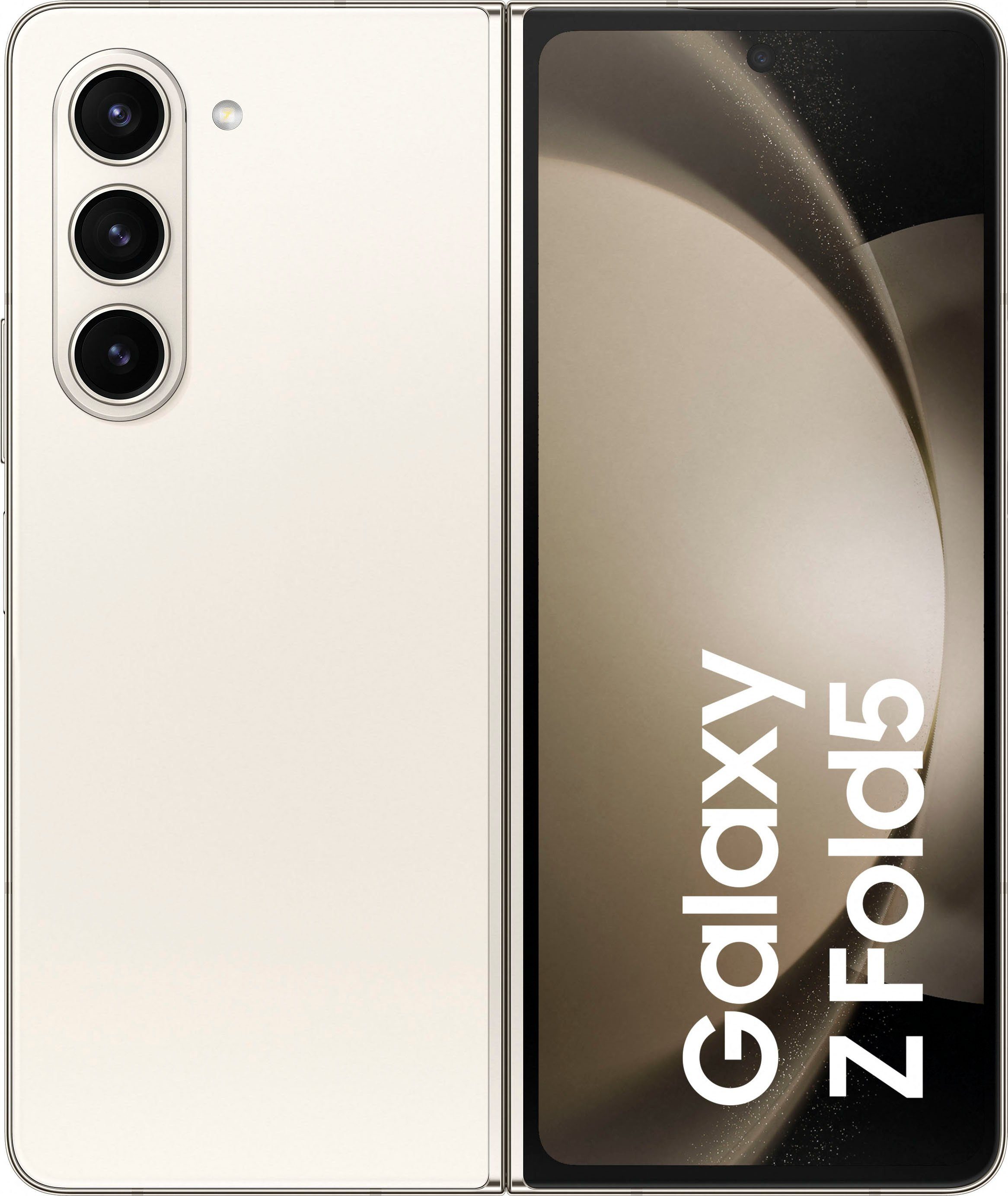 (19,21 Samsung MP Z Smartphone Kamera) 256 50 Zoll, cm/7,6 Speicherplatz, Cream GB Galaxy Fold 5