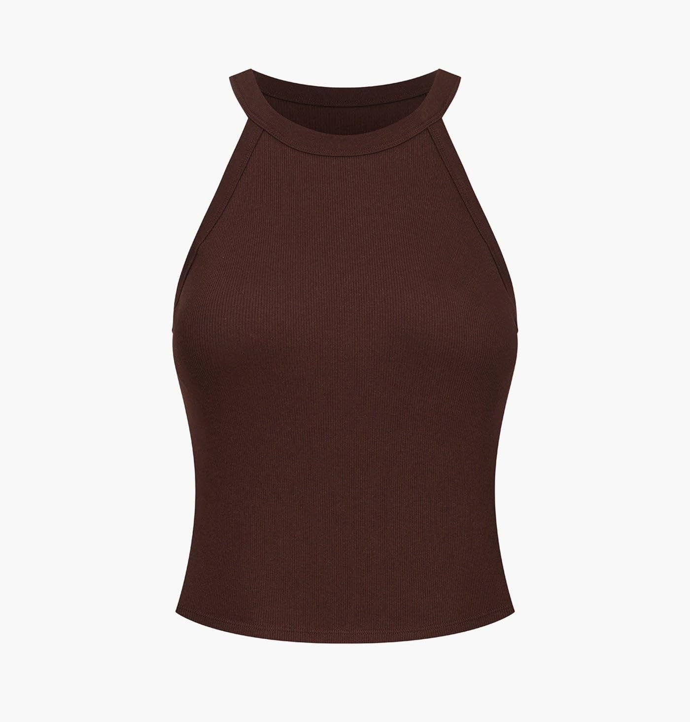 cfab by creamy fabrics BH-Hemd Neckholder Bratop-Ash Brown-2XL (1-tlg) günstig online kaufen
