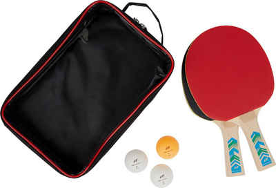 Pro Touch Tischtennisschläger Tischtennis-Set Pro 3000 - 2 Player Set BLACK/RED/BLUE LIGHT