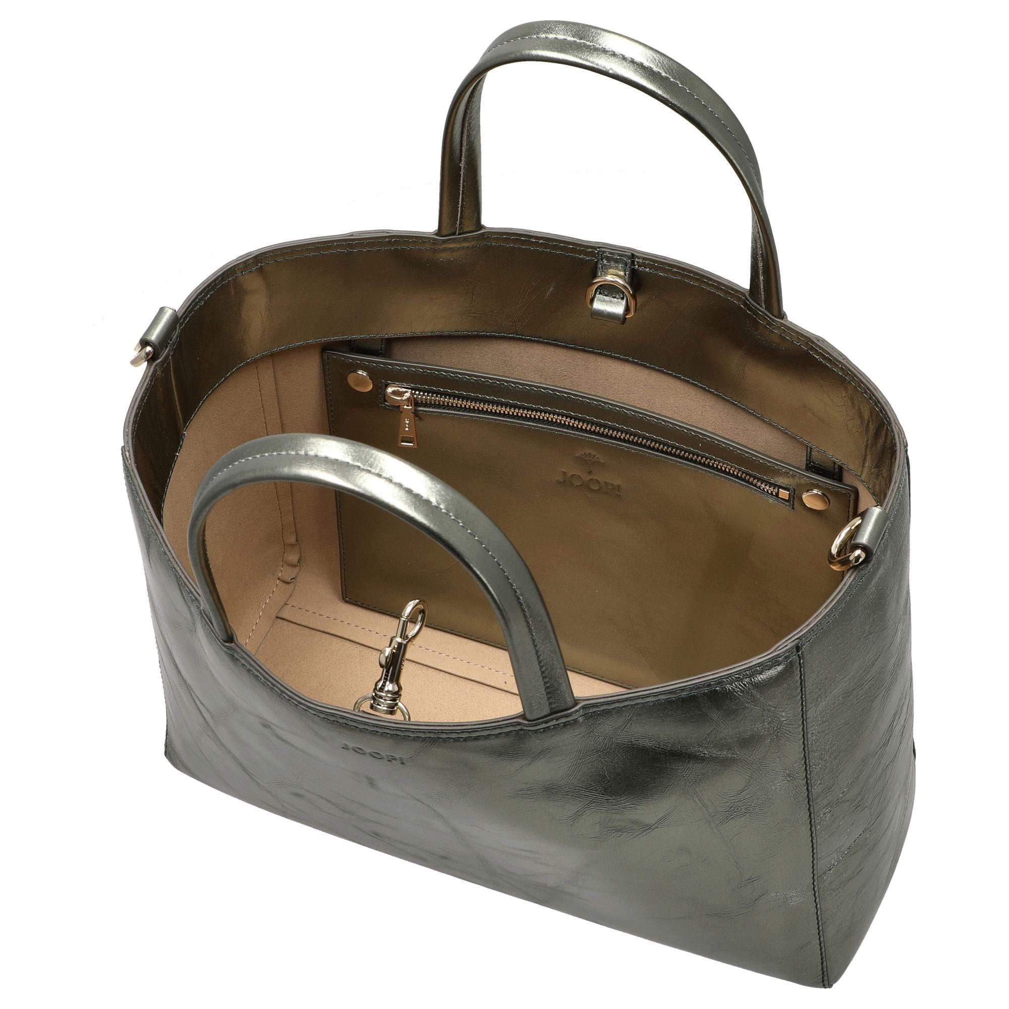 JOOP! Clutch Metallico Elea - Henkeltasche 35 cm (burnt olive)