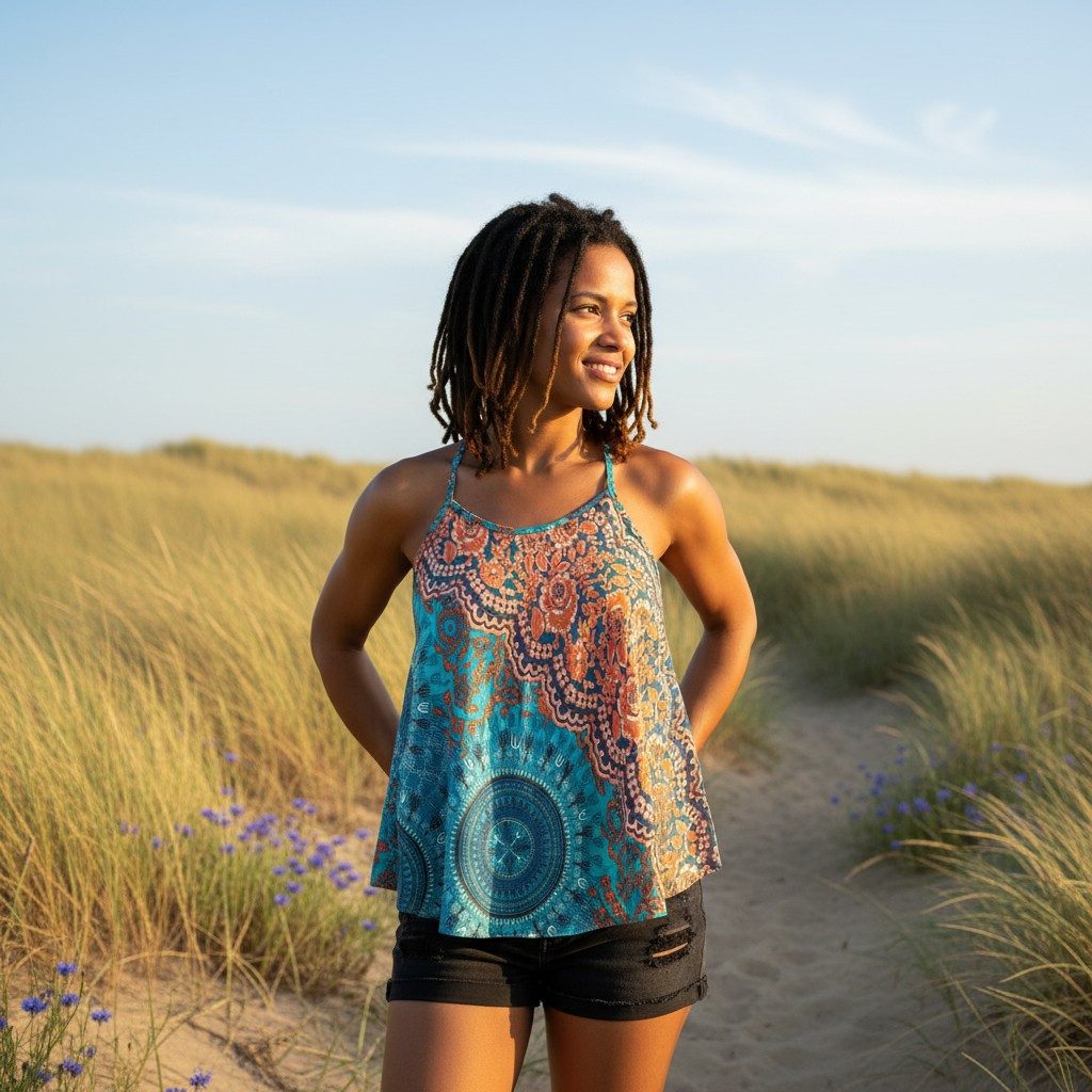 Guru-Shop T-Shirt Boho Trägertop, Sommertop, Damentop, Strandtop.. Festival günstig online kaufen