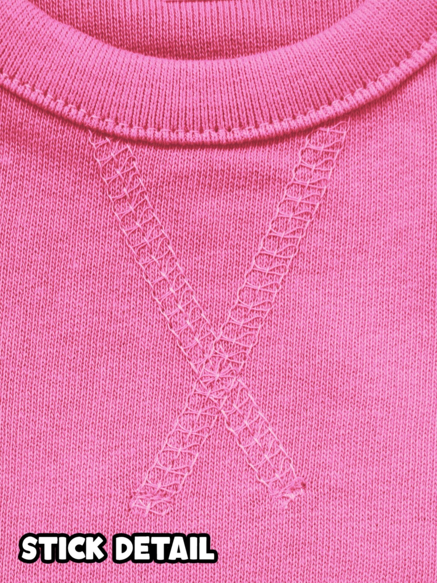 Shirtracer Sweatshirt Einzelkind Große Schwester Große Schwester 1 2023 Pink