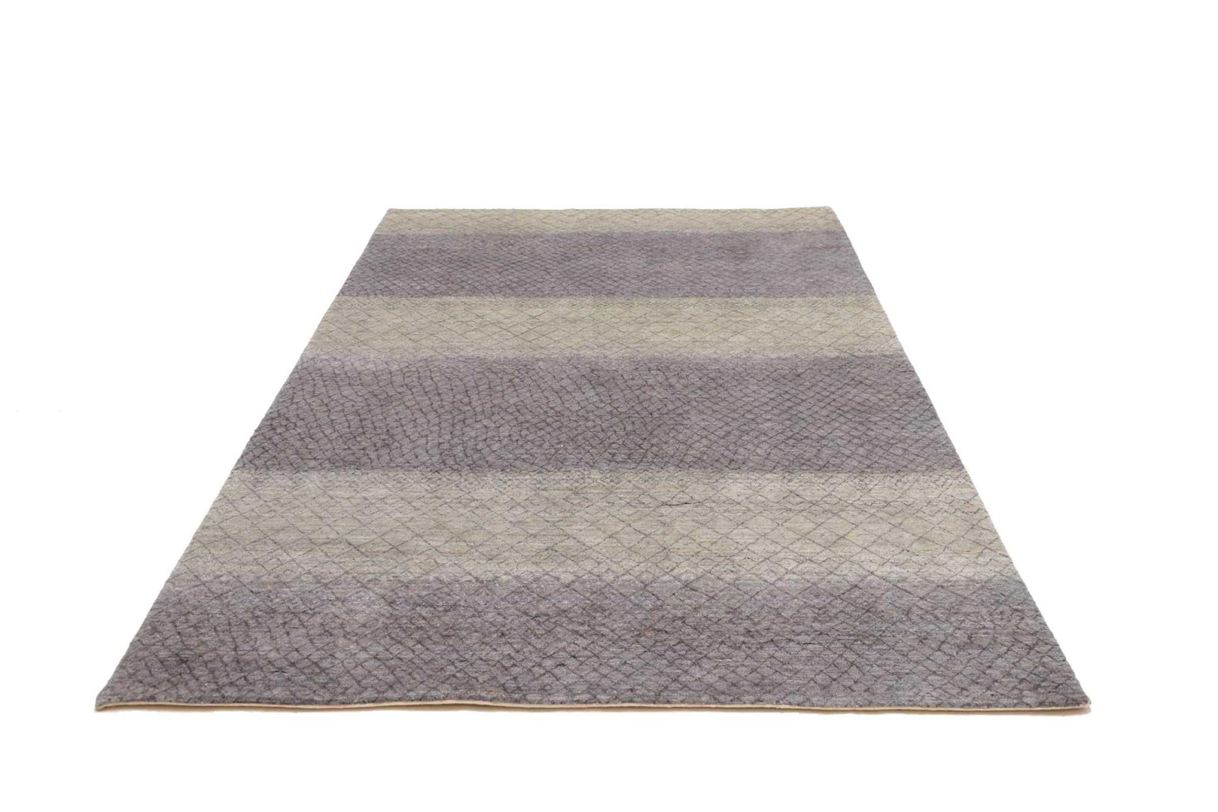 Nain Trading Designteppich Mahra Royal 166x239 Handgeknüpfter Moderner Orientteppich, rechteckig, Höhe: 6 mm