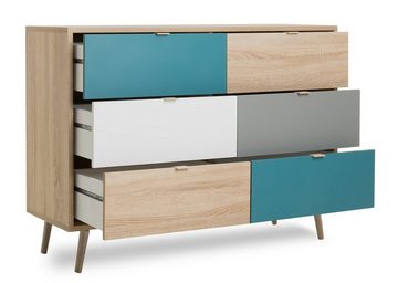 Finori Sideboard Sideboard Schubkastenkommode Cuba, Skandinavisch