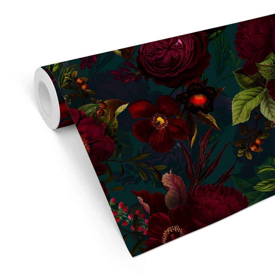 K&L Wall Art Mustertapete Vintage Blumentapete günstig online kaufen