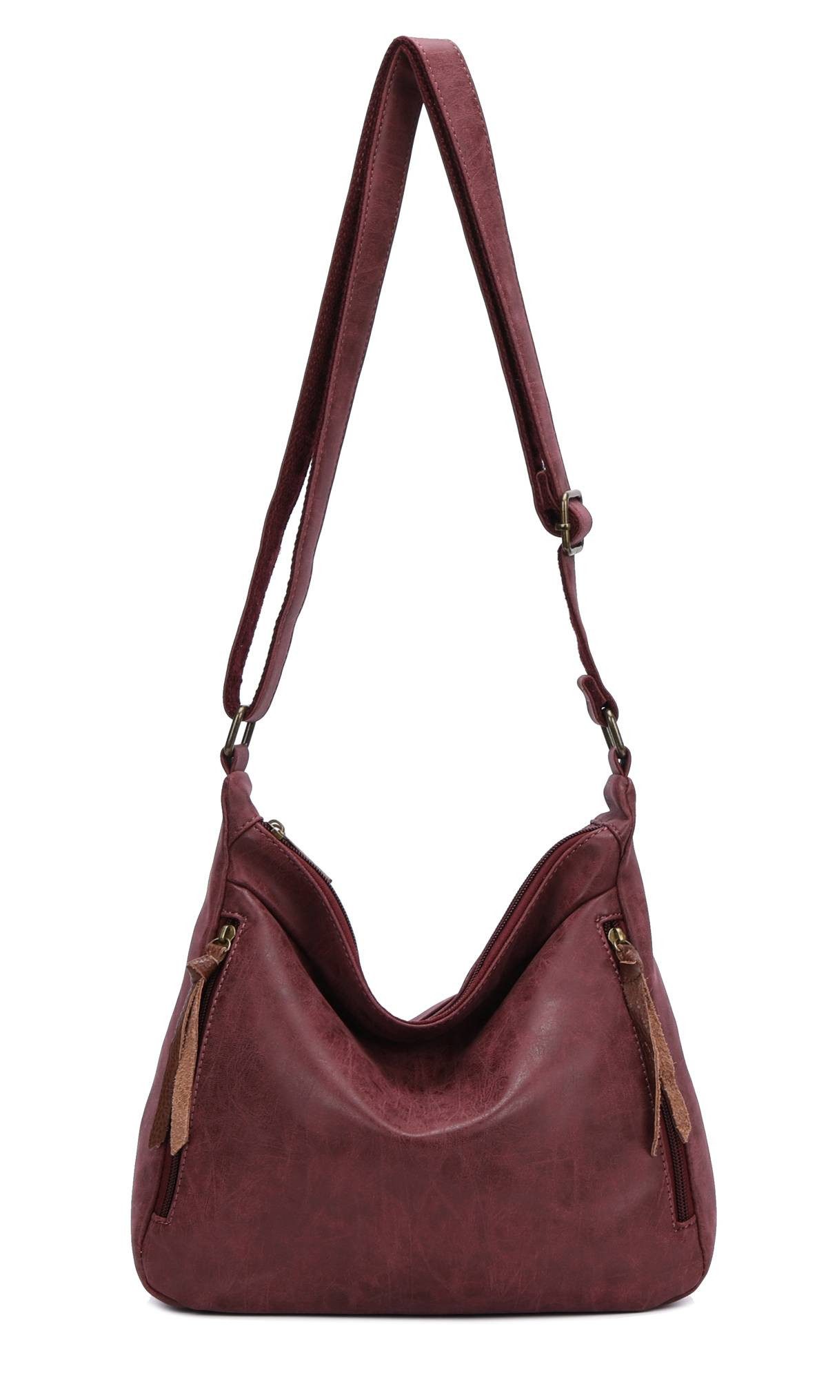 Schultertasche Damen Tasche Shopper Crossbody Handtasche Umhängetasche Beuteltasche