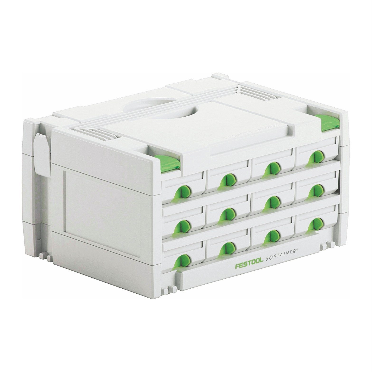 FESTOOL Werkzeugkoffer Sortainer SYS 3-SORT/12 Sortiment Koffer mit 12 Fächer (491986) für