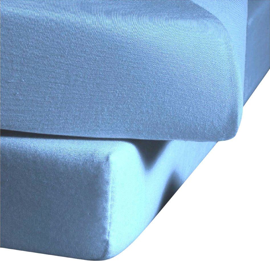 fleuresse Betttuch Colours, Mako-Satin, Gummizug: ohne, günstig online kaufen