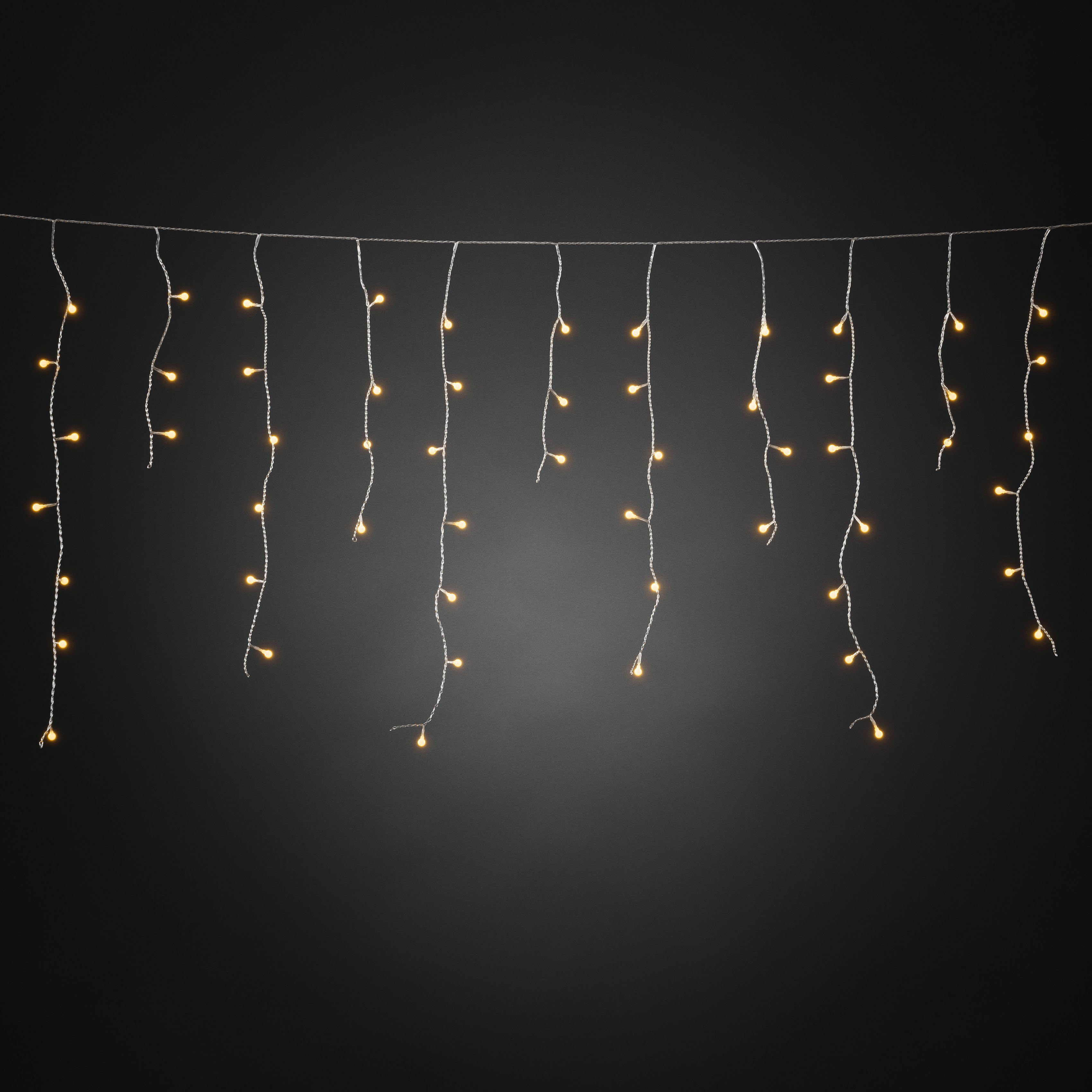 KONSTSMIDE LED-Lichtervorhang Weihnachtsdeko aussen, 400-flammig, LED günstig online kaufen