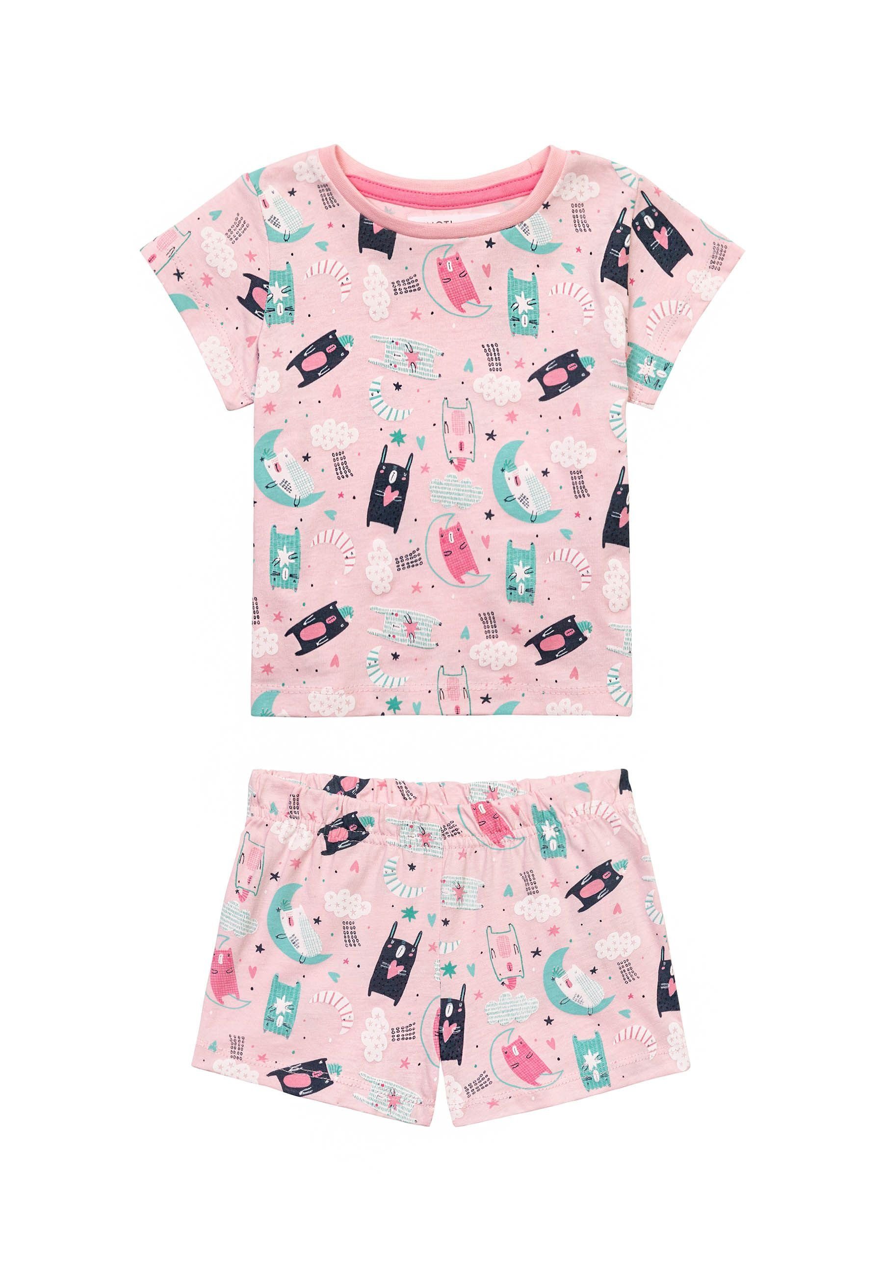 Schlafanzug MINOTI Rosa Pyjama (1y-8y) Sommer