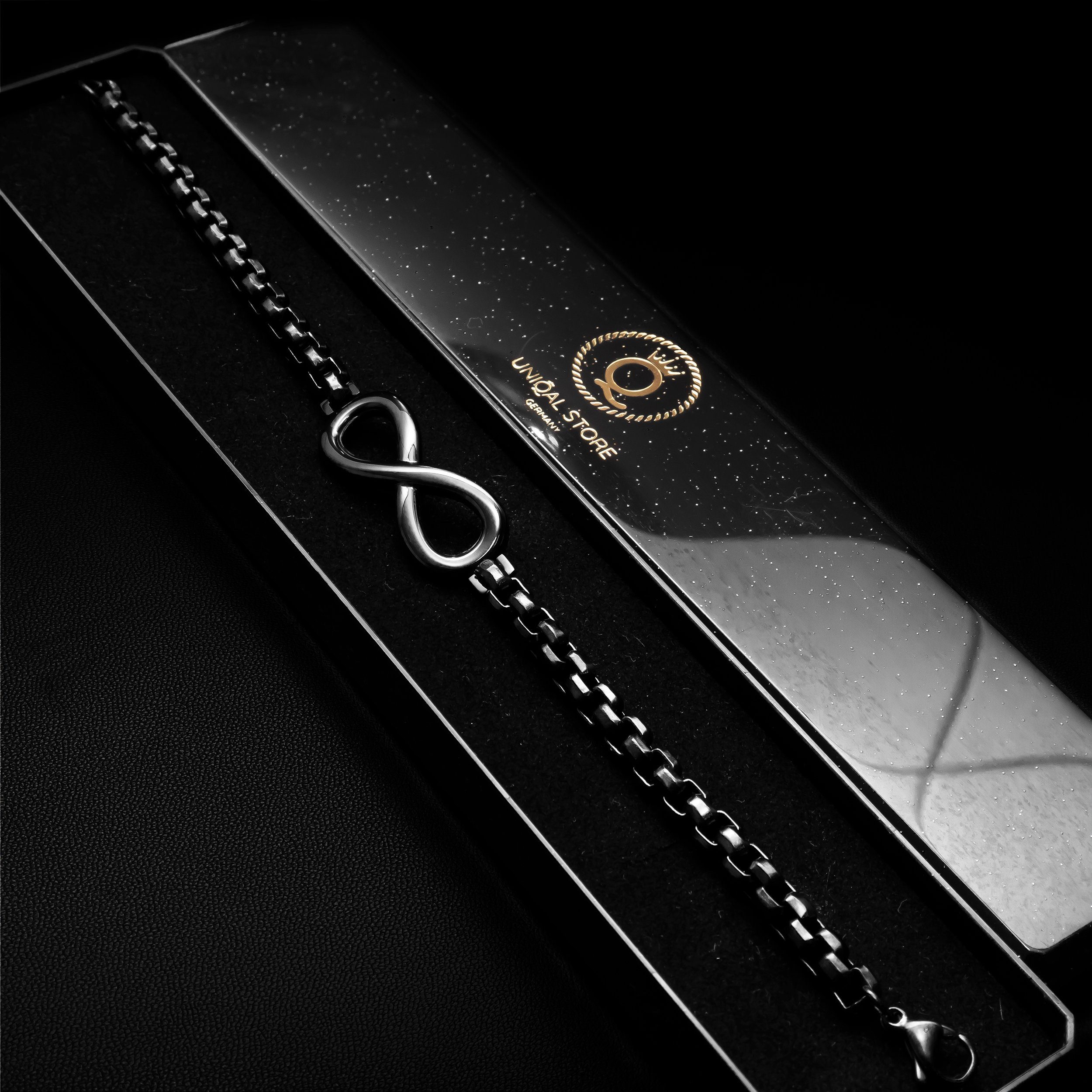 UNIQAL.de Edelstahlarmband Unendlichkeit Edelstahl Armband "INFINITY " Unis günstig online kaufen