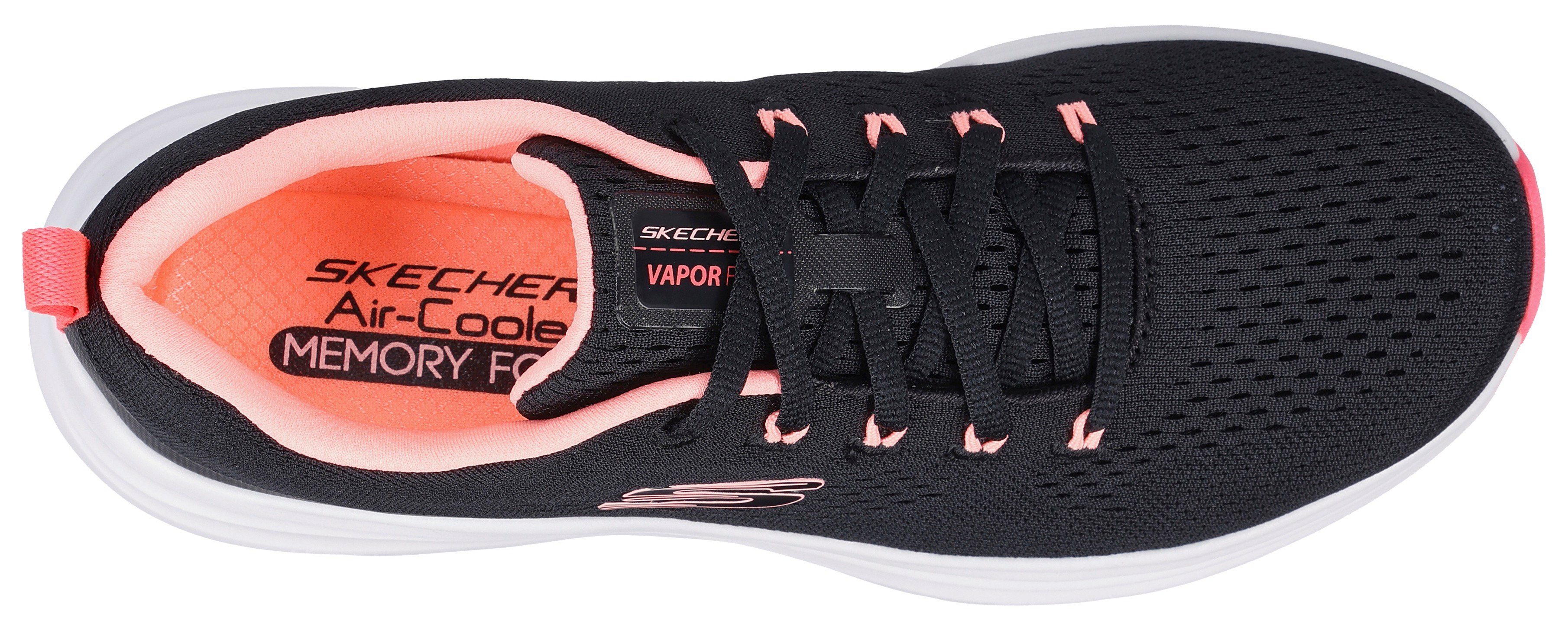 schwarz-kombiniert Kontrastdetails Sneaker VAPOR FOAM- mit dezenten Skechers