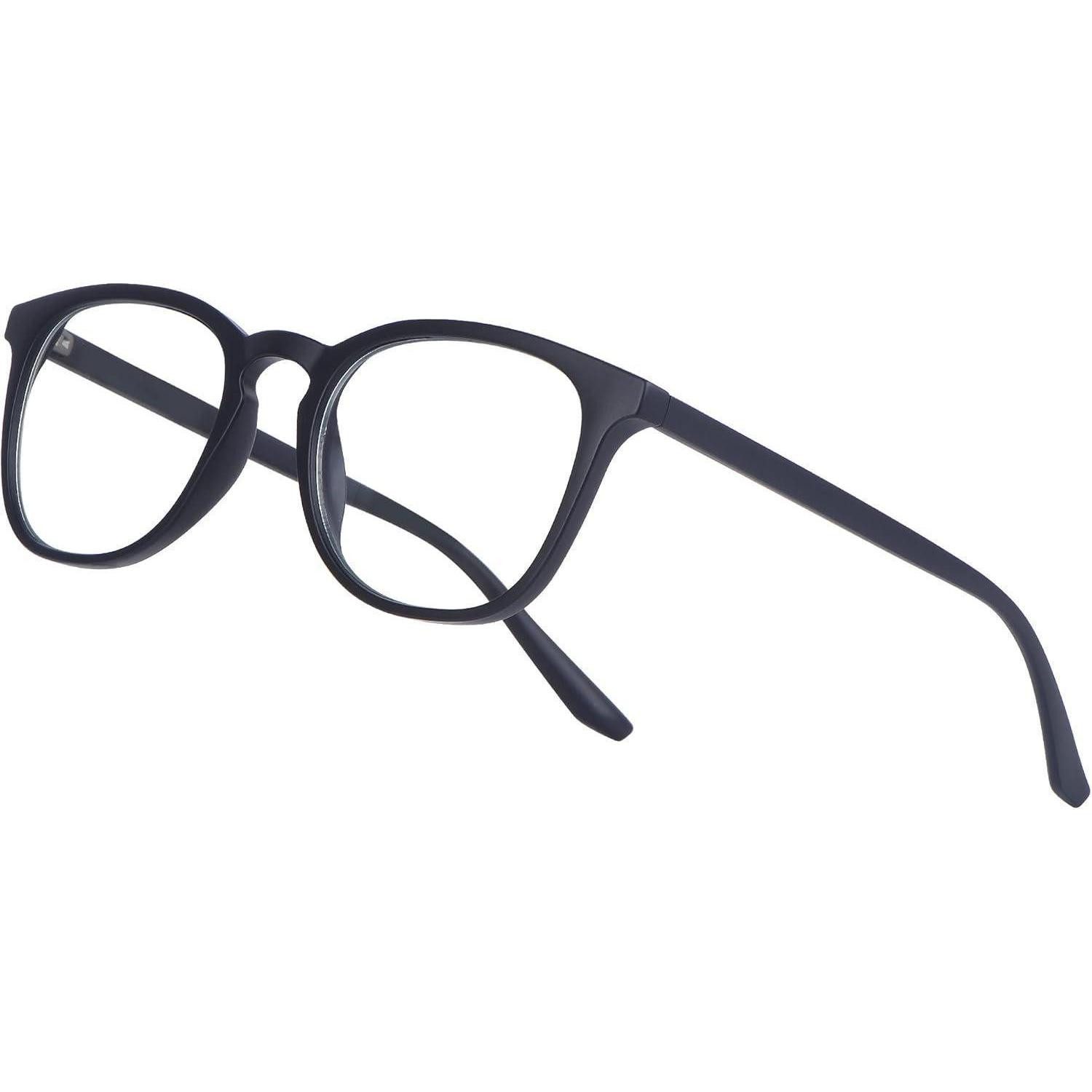 LuxusKollektion Brille Computerbrille Blaulichtfilter Herren Damen Klassisch Schwarz