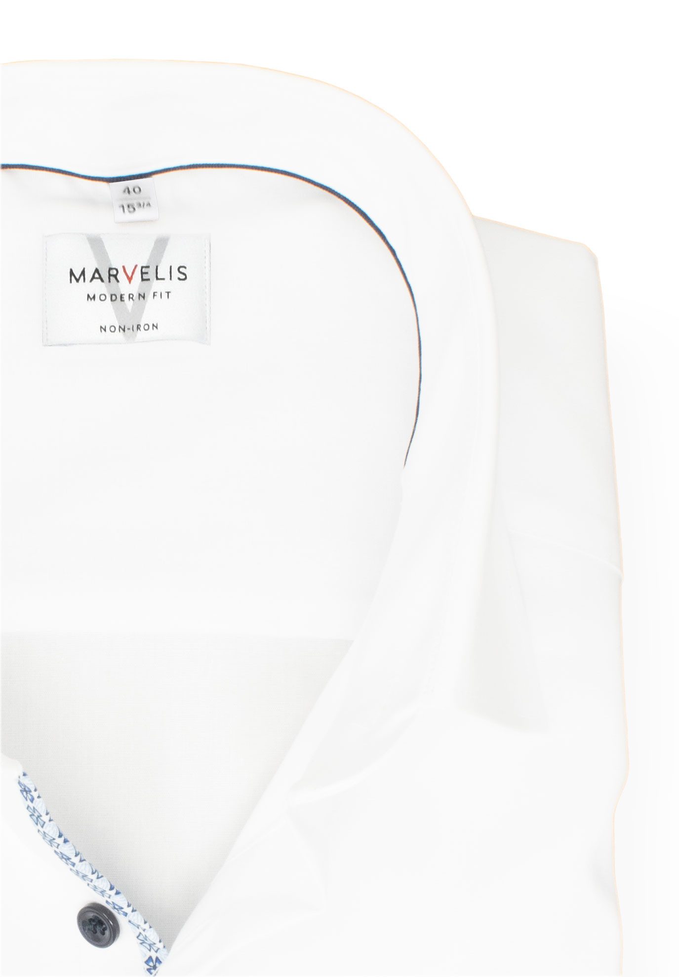 MARVELIS Kurzarmhemd Modern Fit normale, leicht günstig online kaufen