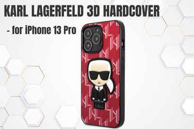 NO NAME Backcover Karl Lagerfeld Monogram Ikonik for iPhone 13 Pro Red