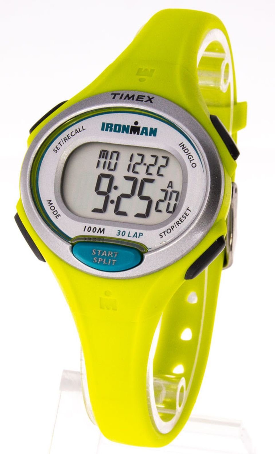 Details about   Timex Damenuhr Ironman TW5K90200 neongelb Alarm Countdowntimer 30 Rundenspeicher 
