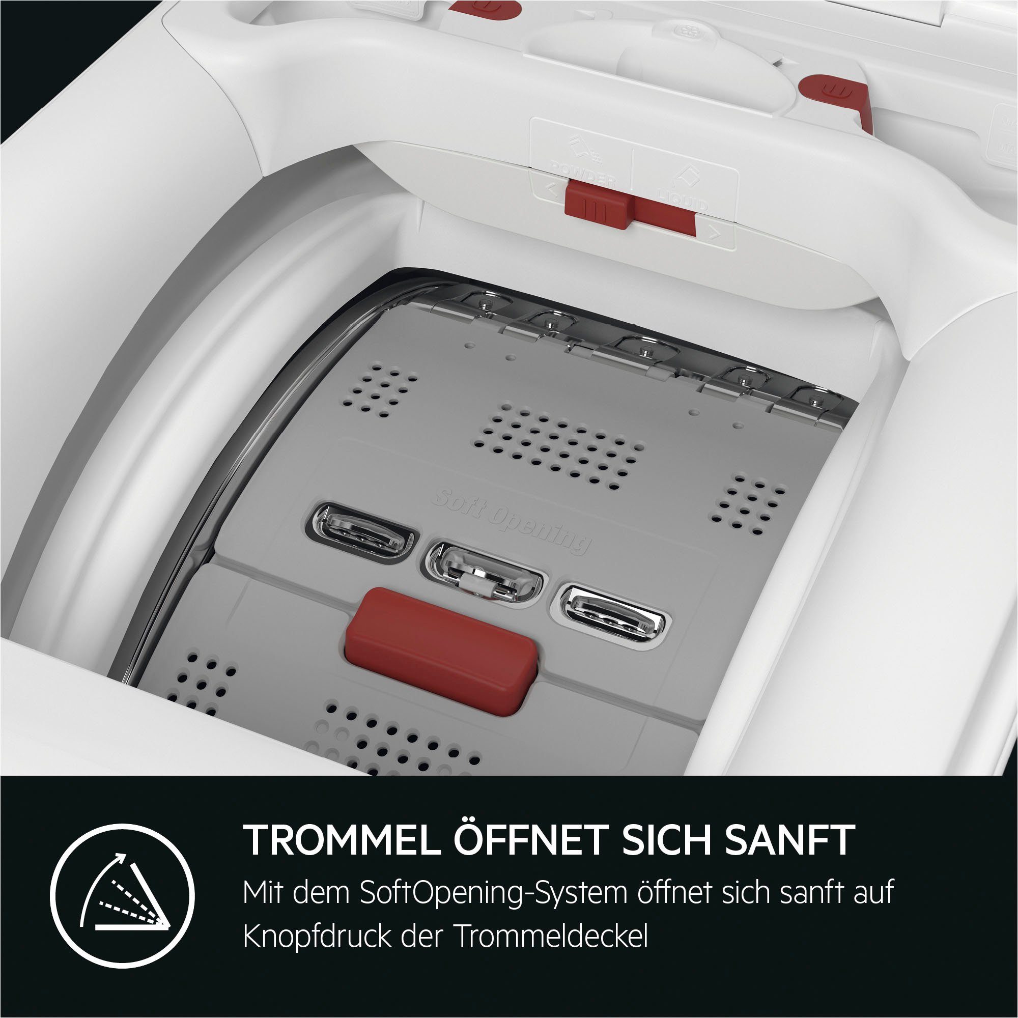 AEG Waschmaschine Toplader 7000 ProSteam % Wasserverbrauch kg, U/min, 96 LTR7B56STL weniger Dampf-Programm 913143837, 6 1500 für 